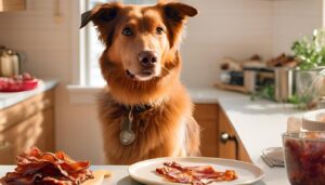 is raw bacon bad for dogs