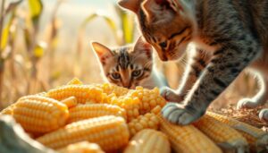 can cats have corn
