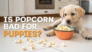 is popcorn bad for puppies
