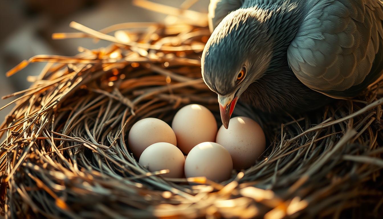 how many eggs does a pigeon lay