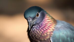 nicobar pigeon caloenas nicobarica