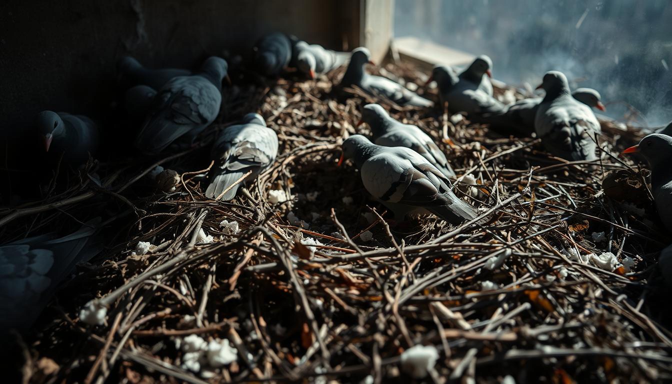 pigeon nests